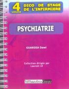 Couverture du livre « Psychiatrie » de Dawi Guardia aux éditions Vernazobres Grego