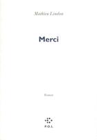 Couverture du livre « Merci » de Mathieu Lindon aux éditions P.o.l