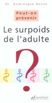 Couverture du livre « Le surpoids de l'adulte » de Dominique Boute aux éditions Arnaud Franel