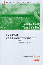Couverture du livre « Les PME et l'environnement ; enjeux et opportunites » de  aux éditions Documentation Francaise