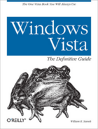 Couverture du livre « Windows Vista ; the definitive guide » de William R. Stanek aux éditions O'reilly Media