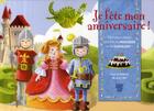 Couverture du livre « Je fête mon anniversaire de princesses et de chevaliers » de Charlotte Grossetete aux éditions Deux Coqs D'or