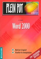 Couverture du livre « Word 2000 » de Jean-Claude Arnoldi aux éditions Foucher