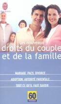 Couverture du livre « Nouveaux droits du couple et de la famille (les) - logo 