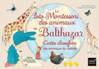 Couverture du livre « Le loto Montessori des animaux et de Balthazar » de Marie-Helene Place et Caroline Fontaine-Riquier aux éditions Hatier