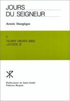 Couverture du livre « Jour du seigneur - temps ordinaire b5 » de  aux éditions Brepols