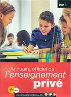 Couverture du livre « Annuaire officiel de l'enseignement privé (édition 2018) » de  aux éditions Onpc