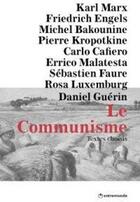 Couverture du livre « Le communisme » de Marx/Engels aux éditions Entremonde