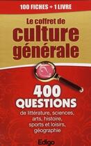 Couverture du livre « Le coffret de culture générale » de Doumenge Mathie aux éditions Edigo