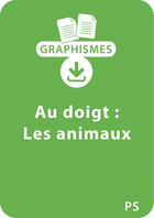 Couverture du livre « Graphismes au doigt PS - Les animaux » de Anne Semmel aux éditions Retz