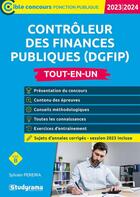 Couverture du livre « Contrôleur des finances publiques : tout-en-un categorieab (édition 2023/2024) » de Sylvain Pereira aux éditions Studyrama