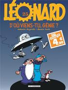 Couverture du livre « Léonard Tome 25 : D'où viens-tu génie ? » de Bob De Groot et Turk aux éditions Lombard