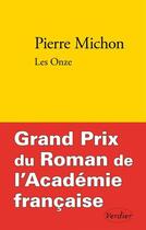 Couverture du livre « Les onze » de Pierre Michon aux éditions Editions Verdier