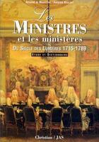 Couverture du livre « Les ministres et les ministeres du siecle des lumieres 1715-1789 » de Maurepas/ Boulant De aux éditions Jas