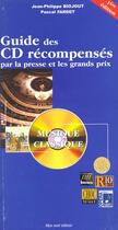 Couverture du livre « Guide des cd recompenses » de  aux éditions Bleu Nuit