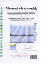 Couverture du livre « Aide-mémoire de naturopathie » de Christelle Pellat aux éditions Pocketnature