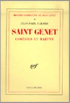 Couverture du livre « Oeuvres completes de jean genet - i - saint genet, comedien et martyr » de Jean-Paul Sartre aux éditions Gallimard (patrimoine Numerise)