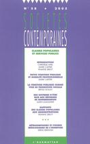 Couverture du livre « SOCIETES CONTEMPORAINES : classes populaires et services publics » de Societes Contemporaines aux éditions Editions L'harmattan