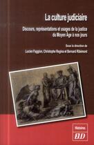 Couverture du livre « Culture judiciaire » de Faggion/Regina aux éditions Pu De Dijon