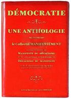 Couverture du livre « Democratie, une anthologie » de Manifestement/Henne aux éditions La Cinquieme Couche