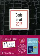 Couverture du livre « Code civil (édition 2017) » de Laurent Leveneur aux éditions Lexisnexis