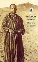 Couverture du livre « Maxence au désert » de Theodore Monod aux éditions Actes Sud