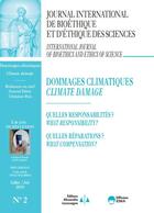 Couverture du livre « Dommages climatiques-jib vol 30 n 2-2019 - quelles responsabilites ? quelles reparations ? » de Christian Byk & All aux éditions Eska