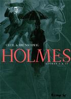 Couverture du livre « Holmes (1854/1891) : coffret Tomes 1 et 2 » de Cecil et Luc Brunschwig aux éditions Futuropolis