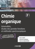 Couverture du livre « Chimie organique » de Nicolas Rabasso aux éditions De Boeck Superieur