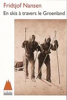 Couverture du livre « En skis a travers le Groenland » de Fridtjof Nansen aux éditions Hoebeke