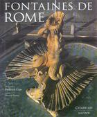 Couverture du livre « Fontaines de rome » de Cope-F aux éditions Citadelles & Mazenod