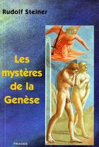 Couverture du livre « Les mystères de la Genèse » de Rudolf Steiner aux éditions Triades