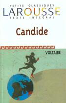 Couverture du livre « Candide » de Voltaire aux éditions Larousse