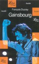 Couverture du livre « GAINSBOURG » de Francois Ducray aux éditions J'ai Lu