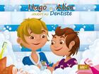 Couverture du livre « Hugo et alice jouent au dentiste [kamishibai] » de Lesieur Angelique aux éditions Mk67