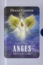 Couverture du livre « Cartes des anges de lumière » de Diana Cooper aux éditions Contre-dires