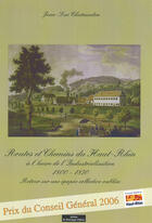 Couverture du livre « Les routes et les chemins du haut-rhin a l'heure de l'industrialisation » de  aux éditions Do Bentzinger