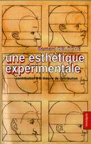 Couverture du livre « Esthetique experimentale (une) » de Bernard Deloche aux éditions Cosmogone