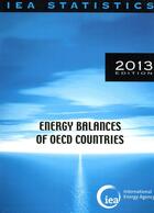 Couverture du livre « Energy balances of OECD countries 2013 » de  aux éditions Ocde