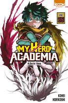 Couverture du livre « My hero Academia Tome 35 : battle flame » de Kohei Horikoshi aux éditions Ki-oon