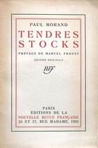 Couverture du livre « Tendres stocks » de Paul Morand aux éditions Gallimard