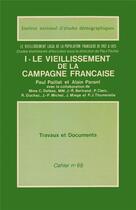 Couverture du livre « Le vieillissement de la campagne française » de Paul Paillat et Alain Parant aux éditions Ined