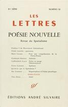 Couverture du livre « Les lettres t.32 ; poésie nouvelle » de  aux éditions Rocher