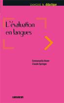 Couverture du livre « L'évaluation en langues ; nouveaux enjeux et perspectives » de C Springer aux éditions Didier