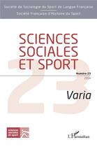 Couverture du livre « Sciences sociales et sport : Varia » de  aux éditions L'harmattan