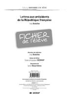 Couverture du livre « Lettres aux presidents de la republique fra - fichier » de  aux éditions Sedrap