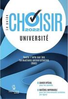 Couverture du livre « Guide choisir université 2022 » de  aux éditions Septembre