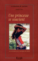 Couverture du livre « Une princesse se souvient : memoires de la maharani de jaipur » de Gayatri Devi aux éditions Kailash