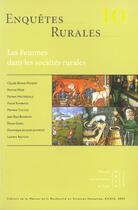 Couverture du livre « Cahier de la mrsh n39 2004 enquetes rurales n10 la place des femmes dans les societes rurales (édition 2004) » de  aux éditions Pu De Caen