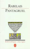 Couverture du livre « Pantagruel » de Rabelais aux éditions Le Livre De Poche